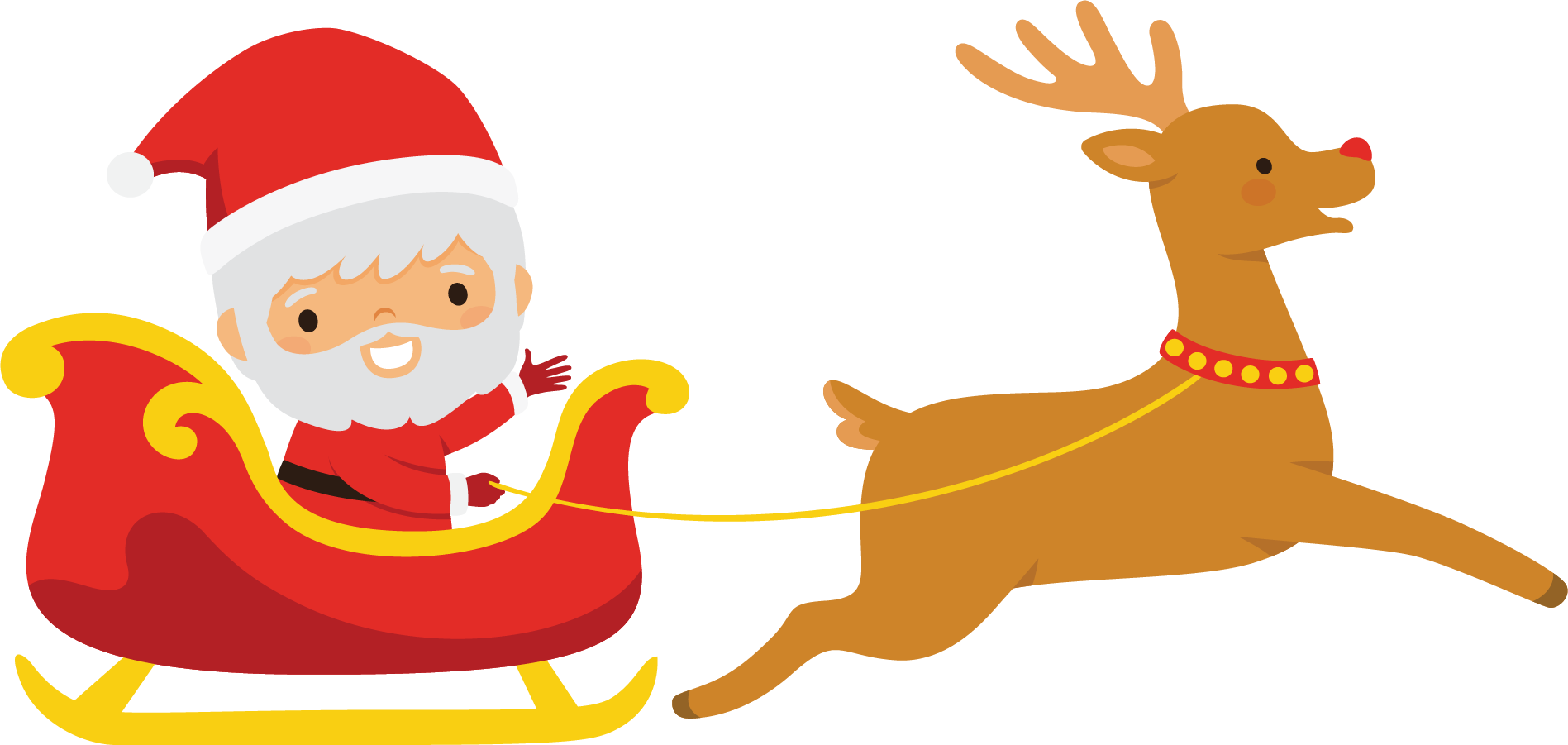 Santa delivering Christmas presents in Towcester